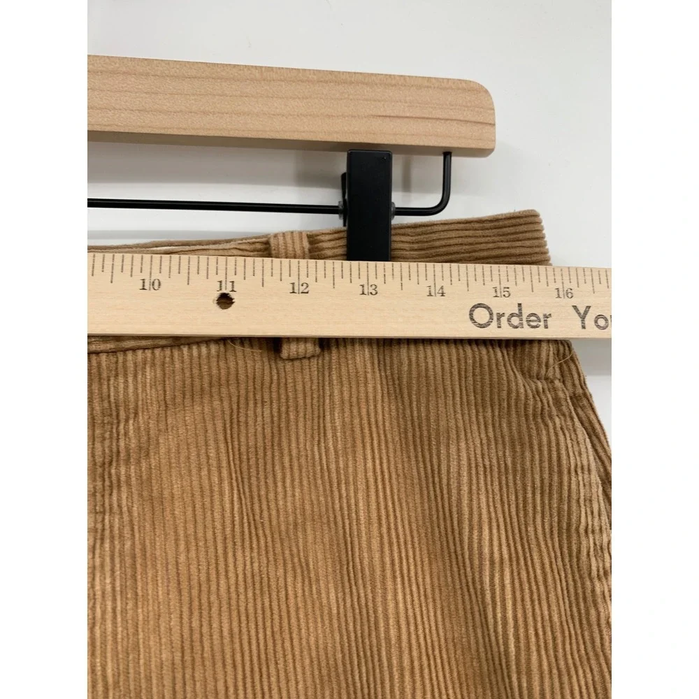 Brooks Brothers Corduroy Pants Mens 33x30 Brown Wide Straight Leg Preppy Fall